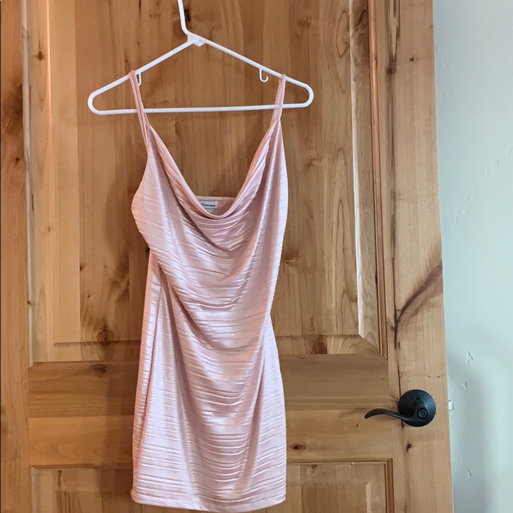 NEW pink fitted dress